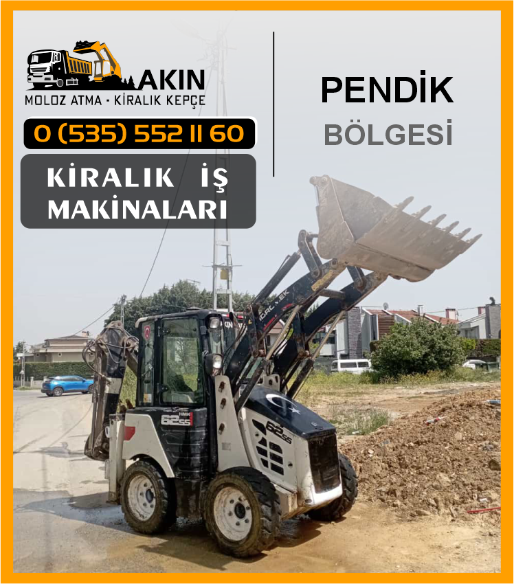 Pendik Kiralık Kepçe Ekskavatör İş Makinaları